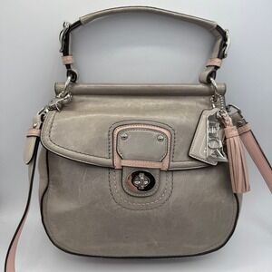 Coach Legacy Willis 70th Anniversary Grey Leather Crossbody Bag 19031